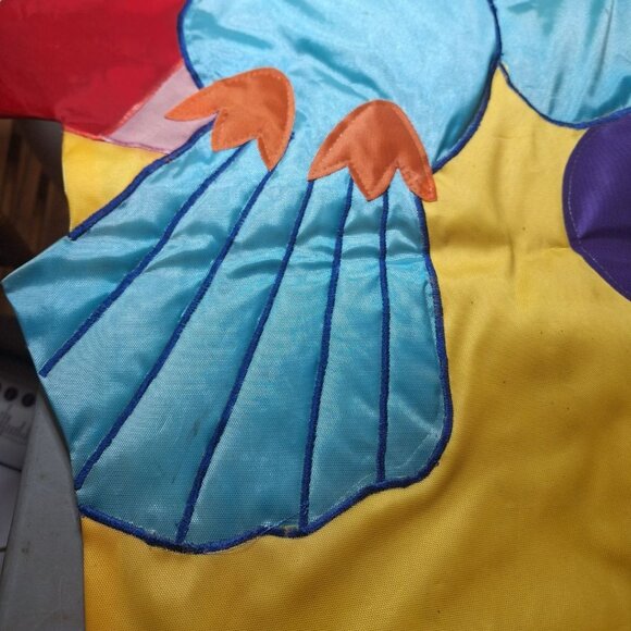 Garden Flag Bird House Welcome Vintage Large 36 Inch Spring Summer Grandma Core - Picture 3 of 11